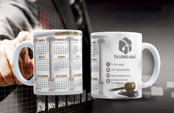 Pack de 16 Calendarios Corporativos Editables 2025 para Sublimación - PSD y JPG - Imagen 3