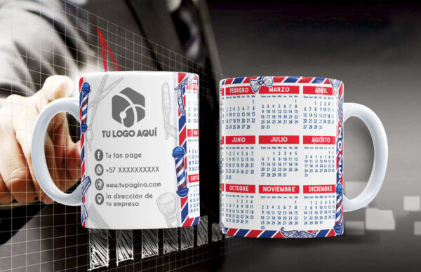 Pack de 16 Calendarios Corporativos Editables 2025 para Sublimación - PSD y JPG - Imagen 5