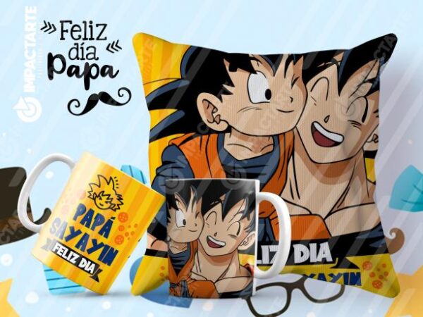 Pack Día del Padre para Sublimar – 34 Diseños de Tazas y Cojines Editables - Imagen 2