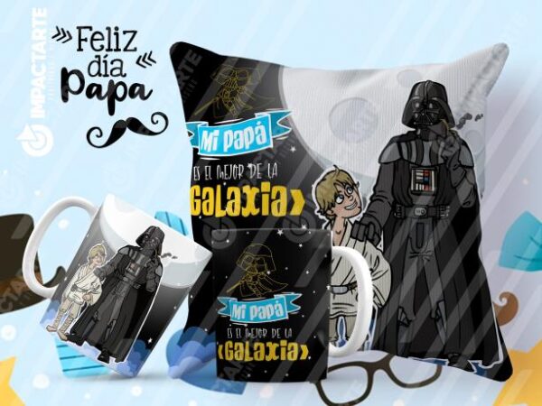 Pack Día del Padre para Sublimar – 34 Diseños de Tazas y Cojines Editables - Imagen 3
