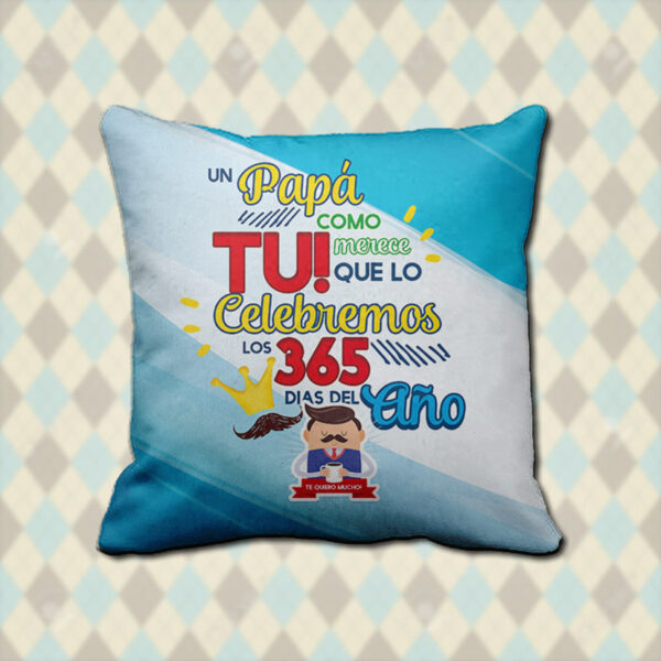 Pack de 27 Plantillas para Cojines Día del Padre – Formato PSD y JPG - Imagen 6