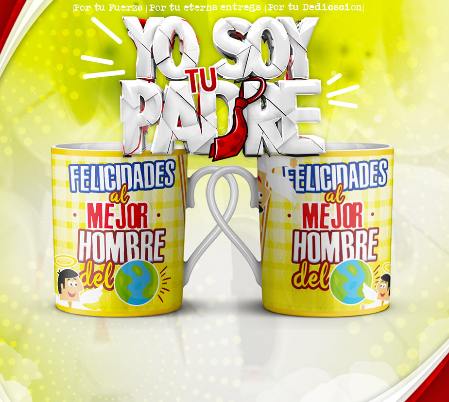 Pack de 50 Plantillas para Tazas Día del Padre – Formato PSD, JPG y PNG - Imagen 9