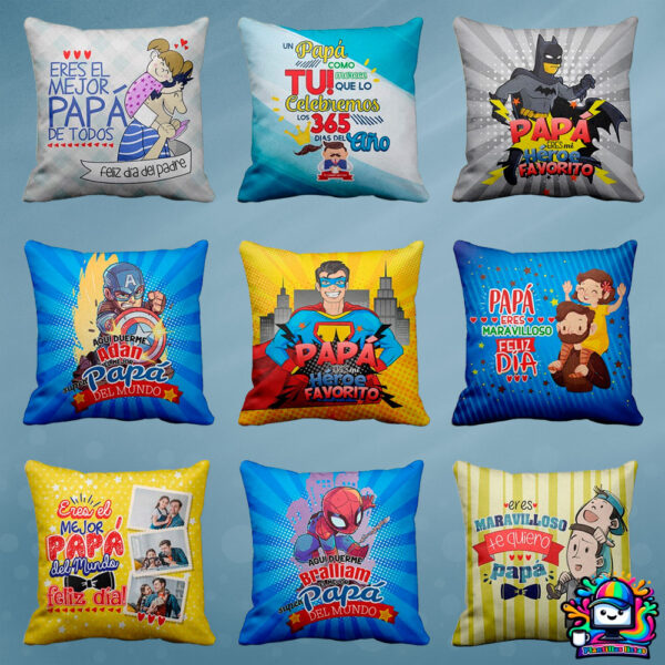 Super Pack Día del Padre: 180 Plantillas Sublimación + 3 Packs de Regalo (Tazas, Cojines y Poleras) - Imagen 4
