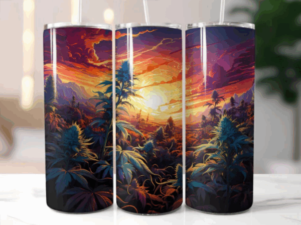 Pack 70 Plantillas para Tumblers Hojas Icónicas y Naturaleza (Cónicas y Rectas) - Imagen 5