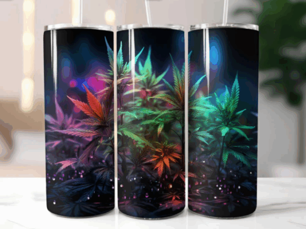 Pack 70 Plantillas para Tumblers Hojas Icónicas y Naturaleza (Cónicas y Rectas) - Imagen 3